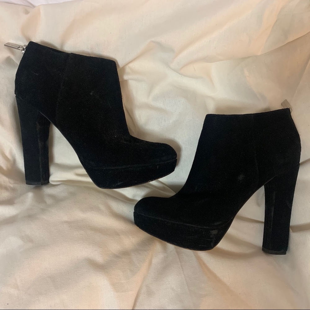 MICHAEL KORS platform heel booties